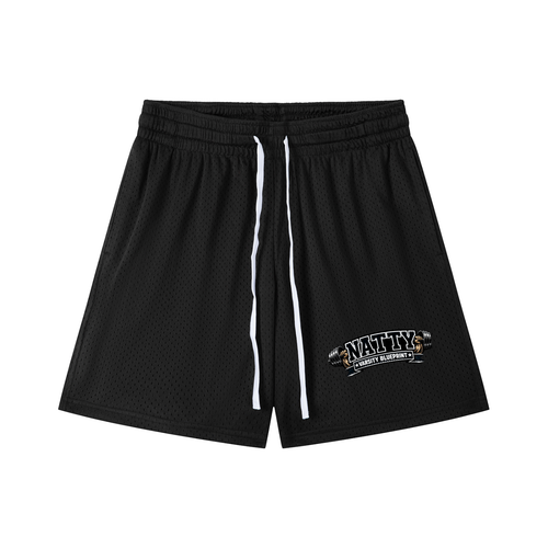 Mesh Drawstring Shorts
